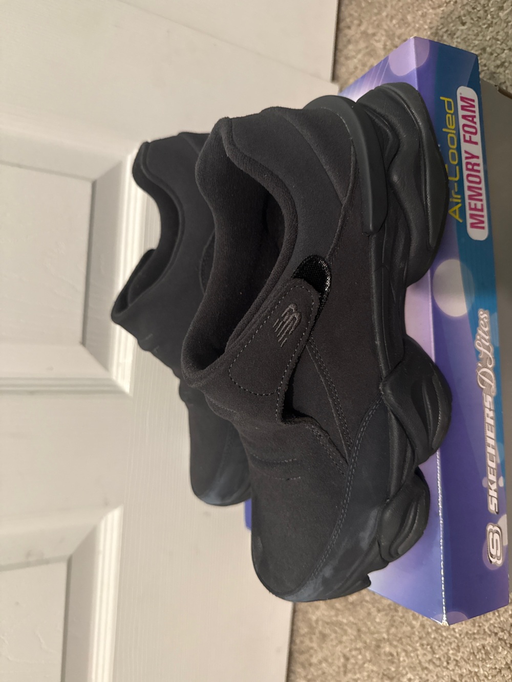 New Balance Black Slip-On Athletic Sneakers